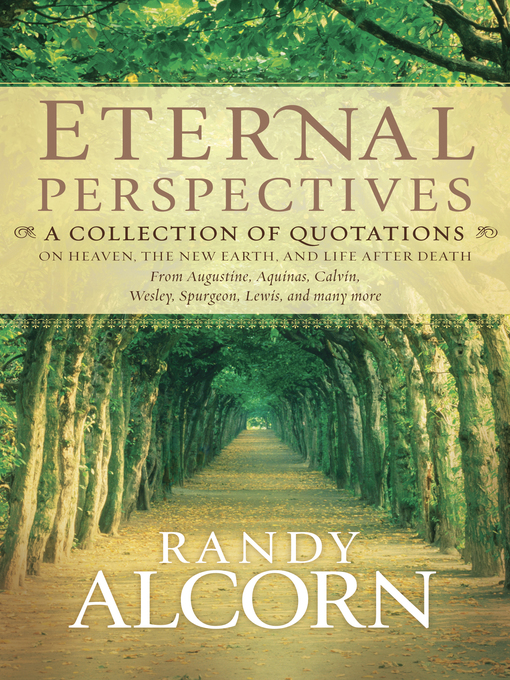 Title details for Eternal Perspectives by Randy Alcorn - Available